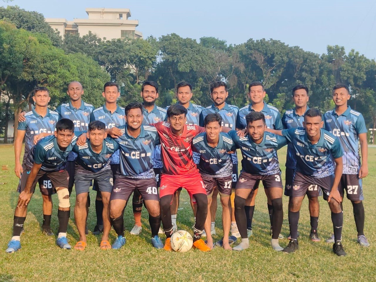 Victory after victory, CE Dept team has fought their way to the final of Inter Dept Football Competition 2023. Get ready for the showdown!